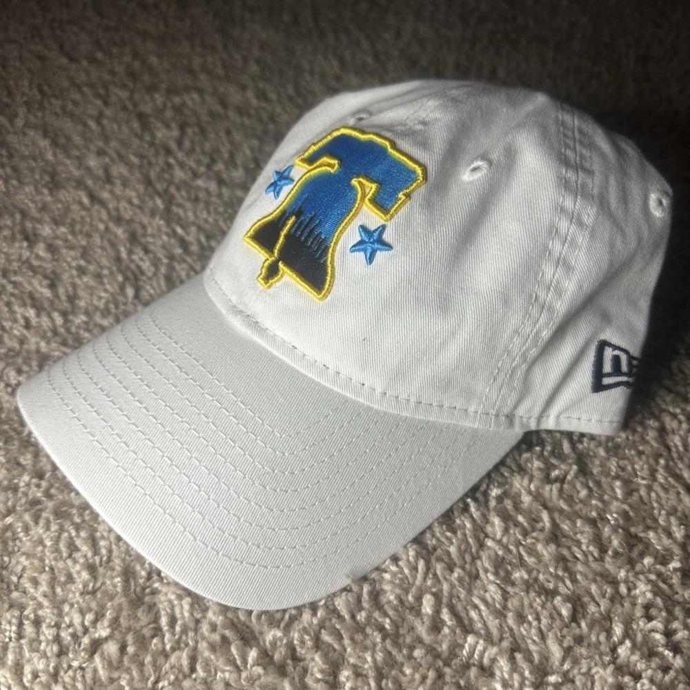 Philadelphia Phillies New Era Baseball Cap White Adjustable Strapback One Size